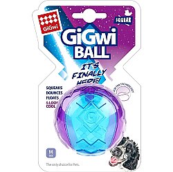 Gigwi 6297 Ball Sert Top Köpek Oyuncağı Şeffaf Renkli 6 Cm - Gigwi
