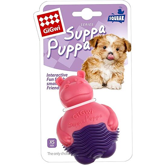Gigwi 6711 Suppa Puppa Hipopotam Pembe Mor - 1