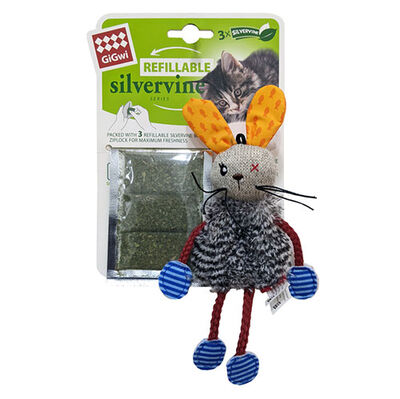 Gigwi 7514 Catnipli (Doldurulabilir) Tavşan Kedi Oyuncağı