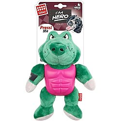 Gigwi 8091 Sesli Süper Kahraman Timsah Peluş Oyuncak - Gigwi