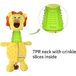 Gigwi 8481 Diş Kaşıyıcılı Aslan Peluş Köpek Oyuncak - 4