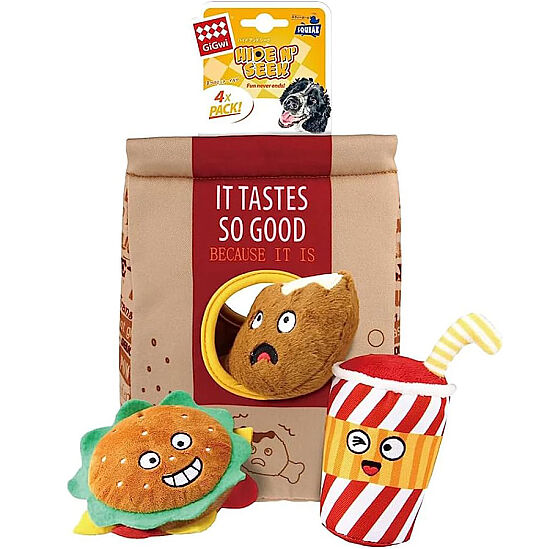 Gigwi 8562 Peluş Fast Food Çantası Oyuncak - 1