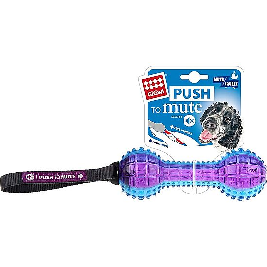 Gigwi 6183 Push To Mute Dambıl Ses Kontrol Köpek Oyuncağı 18 Cm - 1