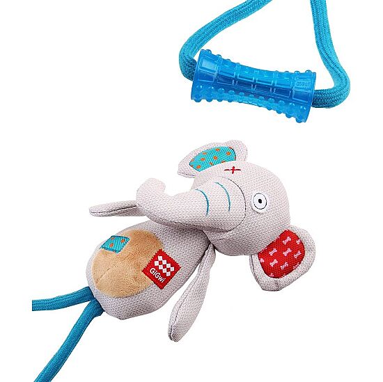 Gigwi 6199 Plush Friendz Diş Kaşıyıcılı Sesli Fil Köpek Oyuncağı - 5