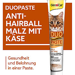 GimCat Anti Hairball Duo Paste Peynirli Malt Kedi Macunu 50 Gr - GimCat (1)