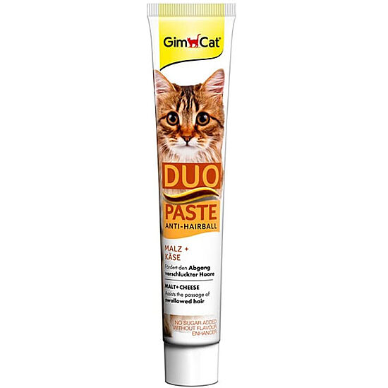 GimCat Anti Hairball Duo Paste Peynirli Malt Kedi Macunu 50 Gr - 1