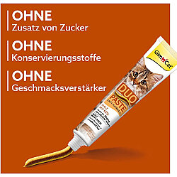 GimCat Anti Hairball Duo Paste Peynirli Malt Kedi Macunu 50 Gr - 4
