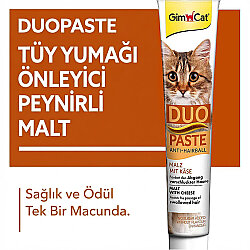 GimCat Anti Hairball Duo Paste Peynirli Malt Kedi Macunu 50 Gr - GimCat (1)