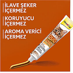 GimCat Anti Hairball Duo Paste Peynirli Malt Kedi Macunu 50 Gr - 3