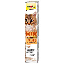 GimCat Anti - Hairball Duo Paste Peynirli Malt Kedi Macunu 50 Gr - Thumbnail