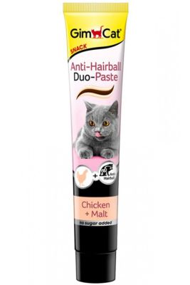 GimCat Anti - Hairball Duo Paste Tavuklu Malt Kedi Macunu 50 Gr