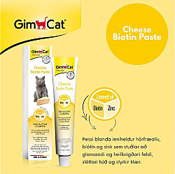 GimCat Cheese Biotin Tüy Sağlığı Kedi Peynirli Paste Macunu 50 Gr - 3