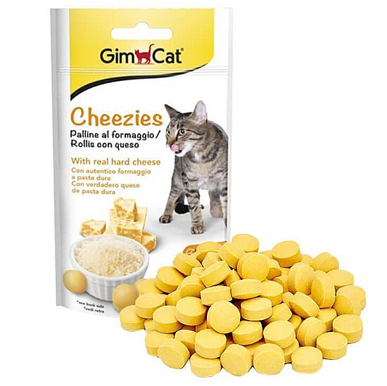 Gimcat Cheezies Peynirli Kedi Ödül Tableti 50 Gr - 2