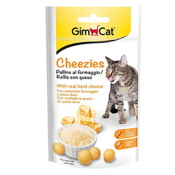 GimCat - Gimcat Cheezies Peynirli Kedi Ödül Tableti 50 Gr