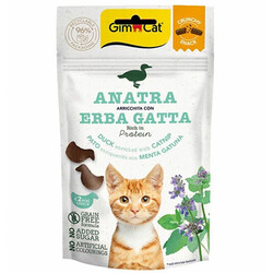 GimCat - GimCat Crunchy Snacks Ördek ve Kedi Otlu Tahılsız Kedi Ödülü 50 Gr