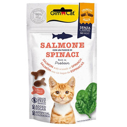 GimCat - GimCat Crunchy Snacks Somon ve Ispanaklı Tahılsız Kedi Ödülü 50 Gr