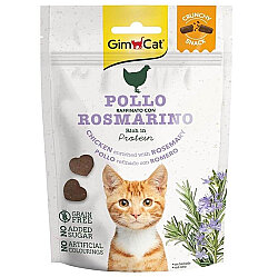 GimCat Crunchy Snacks Tavuk Etli ve & Biberiye Tahılsız Kedi Ödülü 50 Gr - GimCat