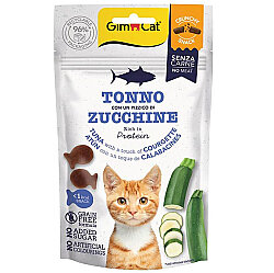 GimCat Crunchy Snacks Ton Balıklı Kabaklı Tahılsız Kedi Ödülü 50 Gr - GimCat