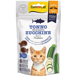 GimCat - GimCat Crunchy Snacks Ton Balıklı Kabaklı Tahılsız Kedi Ödülü 50 Gr