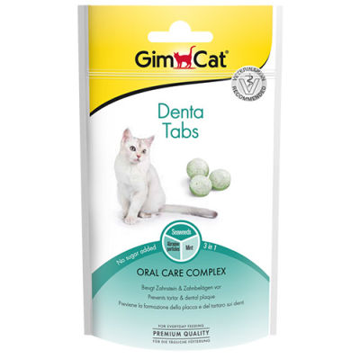 Gimcat Denta Tabs Ağız Diş Sağlığı Kedi Ödülü 40 Gr
