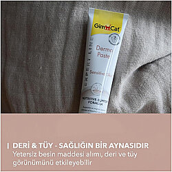 GimCat Derma Paste Deri ve Tüy Sağlığı Kedi Macunu 50 Gr - 3