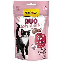 Gimcat Duo Soft Snacks Beef with Cheese Kedi Ödülü 50 Gr - GimCat