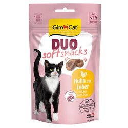 GimCat - Gimcat Duo Soft Snacks Chicken With Liver Kedi Ödülü 50 Gr