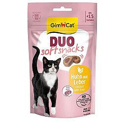 Gimcat Duo Soft Snacks Chicken With Liver Kedi Ödülü 50 Gr - GimCat