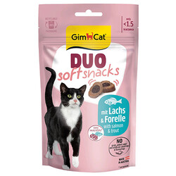 GimCat - Gimcat Duo Soft Snacks with Salmon Trout Kedi Ödülü 50 Gr