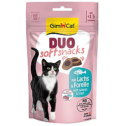 Gimcat Duo Soft Snacks with Salmon Trout Kedi Ödülü 50 Gr - GimCat