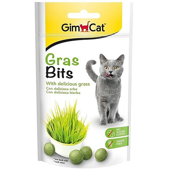 Gimcat Gras Bits Çimen Aromalı Sindirim Tableti 50 Gr - 1