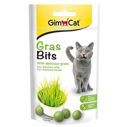 GimCat - Gimcat Gras Bits Çimen Aromalı Sindirim Tableti 50 Gr