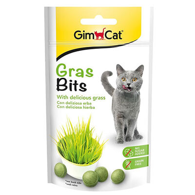 Gimcat Gras Bits Çimen Aromalı Sindirim Tableti 50 Gr