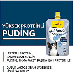 Gimcat High Protein (Yüksek Proteinli) Puding 100 Gr - 3