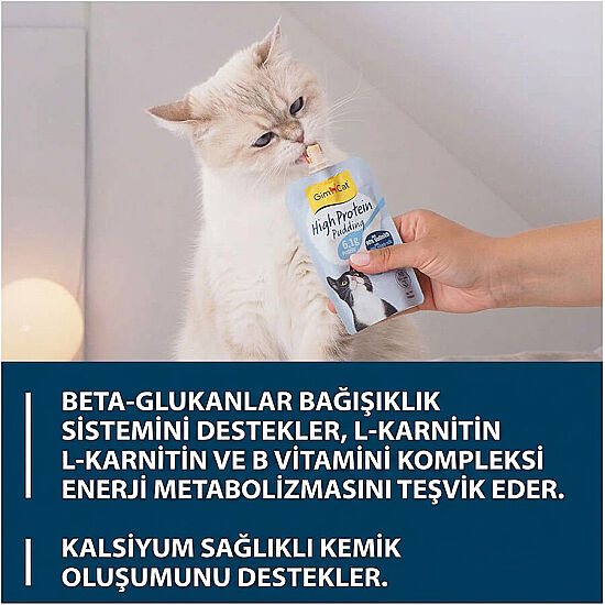 Gimcat High Protein (Yüksek Proteinli) Puding 100 Gr - 4