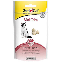 Gimcat Malt Tabs Tüy Yumağı Kontrolü Kedi Ödül Tableti 40 Gr - GimCat