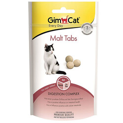 GimCat - Gimcat Malt Tabs Tüy Yumağı Kontrolü Kedi Ödül Tableti 40 Gr