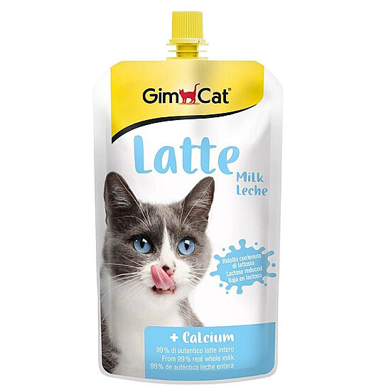 Gimcat Milk Latte Calcium Sıvı Kedi Sütü 200 ML - 1