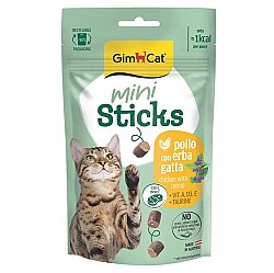 Gimcat Mini Sticks Kedi Otlu ve Tavuklu Ödül Çubukları 50 Gr - GimCat