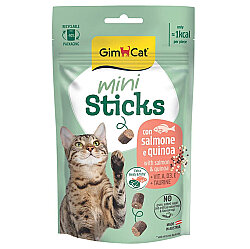 Gimcat Mini Sticks Somon ve Kinoalı Ödül Çubukları 50 Gr - GimCat
