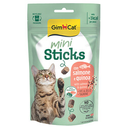 GimCat - Gimcat Mini Sticks Somon ve Kinoalı Ödül Çubukları 50 Gr