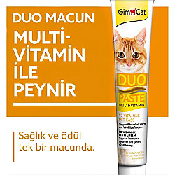 GimCat Multi Vitamin Duo Paste Peynirli Kedi Macunu 50 Gr - GimCat (1)