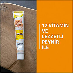 GimCat Multi Vitamin Duo Paste Peynirli Kedi Macunu 50 Gr - 3