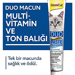 GimCat Multi Vitamin Duo Paste Ton Balıklı Kedi Macunu 50 Gr - 2