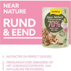 Gimcat Near Nature Pouch Sığır Etli ve Ördekli Kedi Yaş Maması 85 Gr - 2