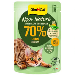 Gimcat Near Nature Pouch Tavuk Etli Kedi Konservesi 85 Gr - GimCat