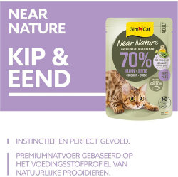 Gimcat Near Nature Pouch Tavuk ve Ördek Etli Kedi Yaş Maması 85 Gr - 2