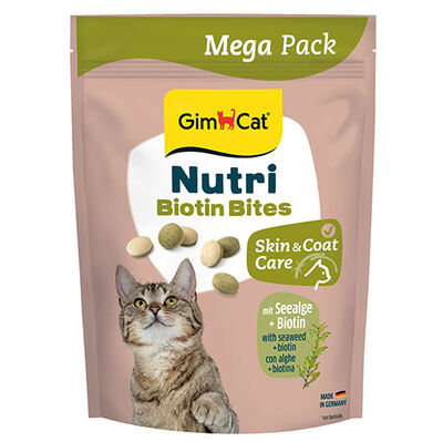 Gimcat Nutri Biotin Bites Deniz Yosunlu Kedi Ödülü 425 Gr - Mega Boy