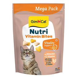 GimCat - Gimcat Nutri Vitaminli Tavuklu Kedi Ödülü 425 Gr - Mega Boy