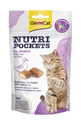 GimCat - Gimcat Nutripockets Kedi Ödülü Ördekli Multivitamin 60 Gr